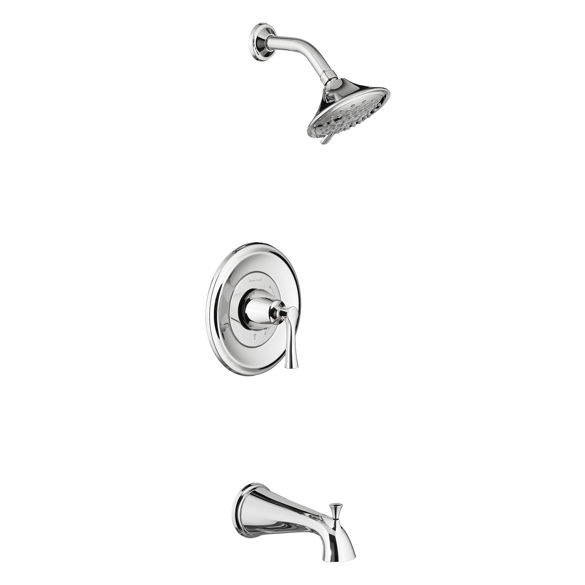 Estate 1.75 GPM Tub and Shower Trim Kit with Water-Saving 3-Function Showerhead and Lever Handle